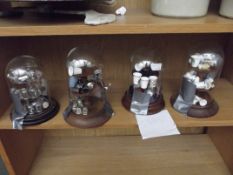 Collection of 4 domes with thimbles.