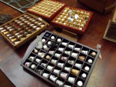 Large collection of thimbles