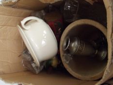 Large unsorted box to include a chamber pot