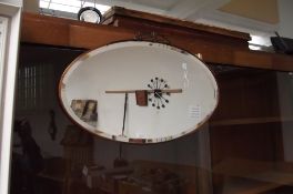 Art Deco bevelled mirror
