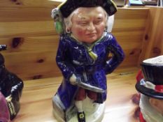 Musical Long John Silver Toby jug