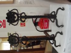 Pair of cast iron fire dogs