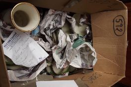 Box of ceramics