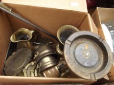 Box of brassware
