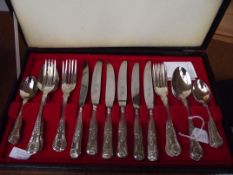Viners cased flatware