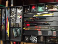 Galaxy box full of fishing equipment