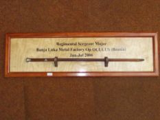 Mounted swagger stick
