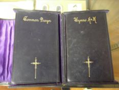 Early cased common prayer and hymn book