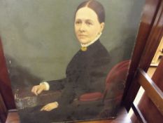 Oil on canvas Victorian painting