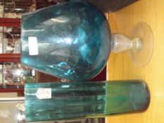 2 pieces of art glass