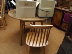 Breakfast table and two chairs