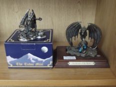 Two Tudor Mint magical figures