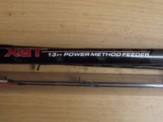 Leeda XGT 13 foot feeder rod with 3 tipps