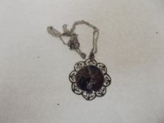 Silver Siamese pendant