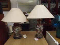 Two table lamps