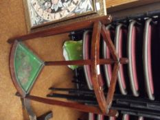 Edwardian oak stick stand