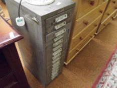 15 drawers metal cabinet