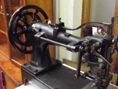 Large industrial singer sewing machine