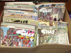 Collection of Giles books, approximately 30