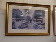 Large guilt framed print