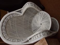 Wicker conservatory chair