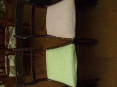 Pair of inlaid chairs