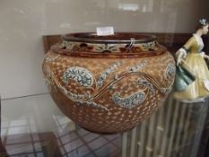 Doulton Lambeth stoneware vase