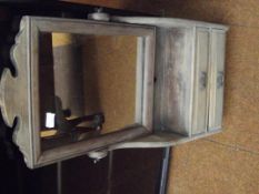 Toilet mirror with drawers