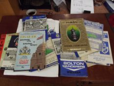 BWFC programs together with a FA cup final program
