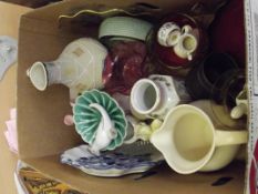 Box of glass and ceramics