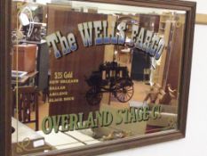 The Wells Fargo advertising mirror