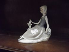 Lladro figure of a lady