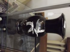 Crown Devon lamp base