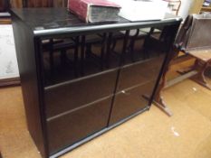 Good quality sliding door display cabinet