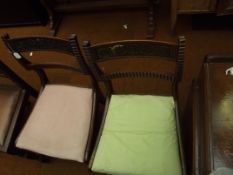 Pair of inlaid chairs