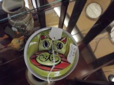 Modern collectable lidded dish, signed