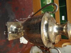 Silver plated samovar