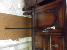 Swagger stick with compass