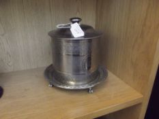 Plated ice bucket