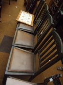4 high back chairs