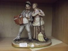 Capi de monte figure with COA