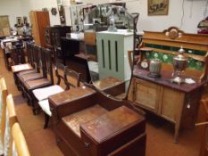 Dressing table with mirror