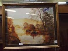 Water colour of The River Cover