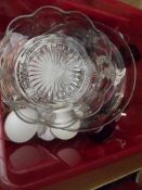 Box of glass and ceramics