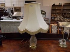 Edinburgh crystal lamp