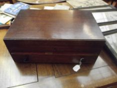 Preston of Bolton flatware case with some content