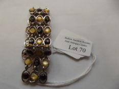 Ornate silver bracelet