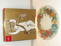 Andy Warhol design Christmas plate by Rosenthal st