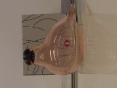 Iittala Ovia Toikka pink chiffchaff fully etched t