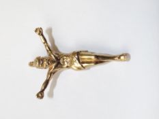 9 carat gold pendant in the form of Jesus, unmount